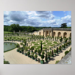 Versalhes jardina poster do palácio de Orangerie