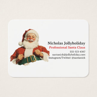 Versão Informal da Vintage do Professional Santa C