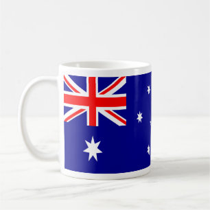 Versão larga da caneca australiana da bandeira