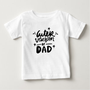 Versão mais bonita do Pai Engraçado Camiseta beb