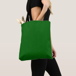Versatile Emerald Green Tote Bag para Carro do Dia
