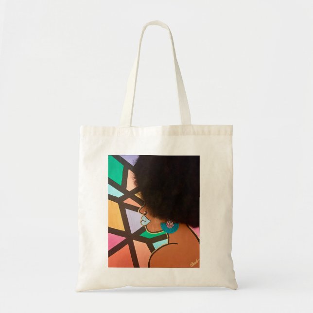 Versos em sua bolsa tote de volume (Frente)