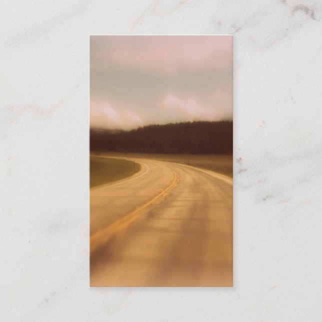 Vertical fúnebre do cartão da oração da estrada (Frente)