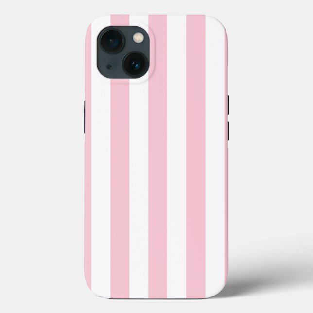 Vertical Stripes Bebê Rosa E White Stripes (Verso)