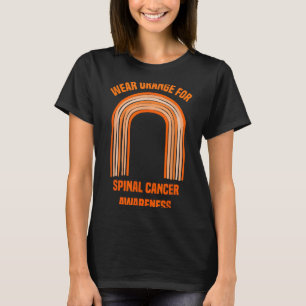 Veste Laranja Para Camisa de Conscientização do Câ