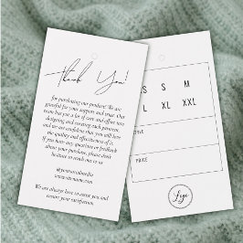 Vestido comercial Obrigado Mantenha a etiqueta com