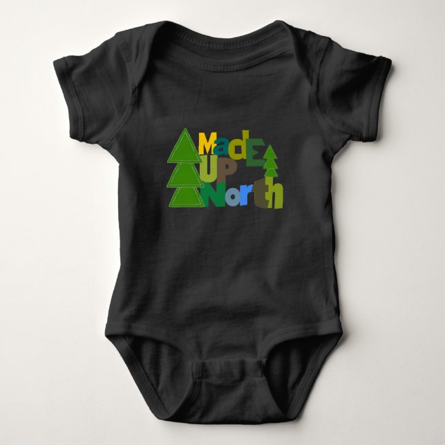 Vestido de camiseta Made-UpNorth-Up (Frente)