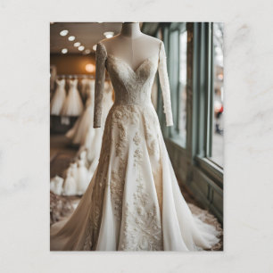Vestido de casamento, Cartão postal