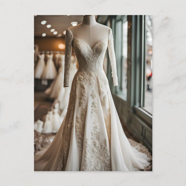 Vestido de casamento, Cartão postal (Frente)