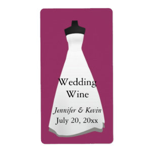 Vestido de casamento que Wedding a mini etiqueta