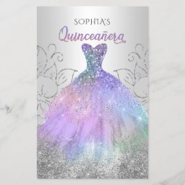 Vestido do Holograma de Orçamento Quinceañera Conv