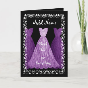 Vestido ROXO de Dama de Honra Agradecimento de Cas