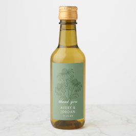 Vestido Verde do Coneflower Floral Sage