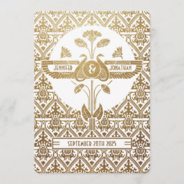 Vestidos de Nouveau Egípcios Convites Dourados e B