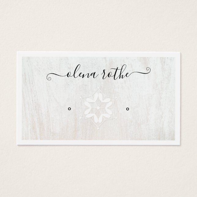 Vestígio de madeira branca de férias Calli (Frente)