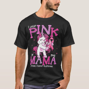 Vestir Rosa Para A Minha Mãe Camisa Cancer Da Mama