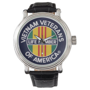 Veteranos de Vietnam do relógio do membro da vida