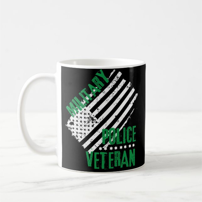 Veteranos orgulhosos da caneca de café do veterano (Esquerda)