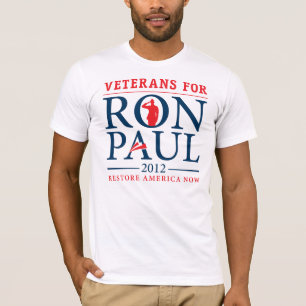 Veteranos para a camisa de Ron Paul