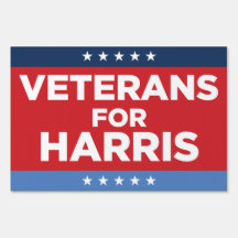 Veteranos para Harris, 24 x 36.