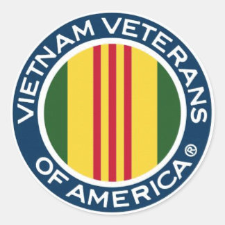 Veteranos Vietnã da América com adesivos de 3 pole