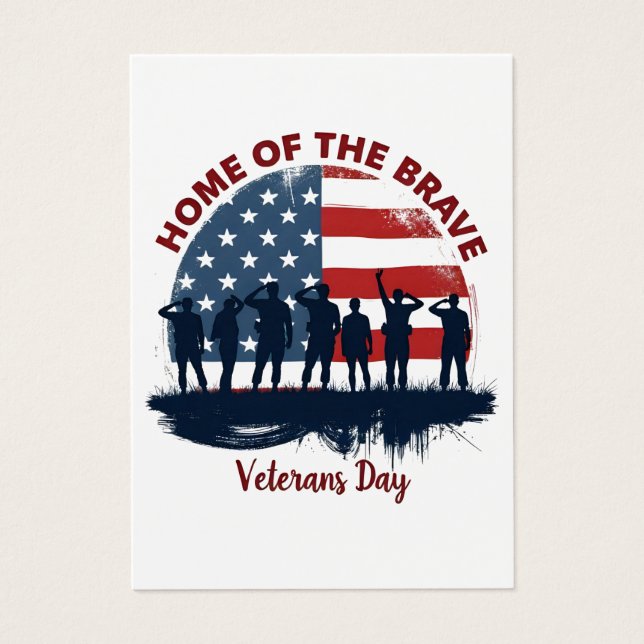 Veterans Day Patriotic Tee (Frente)