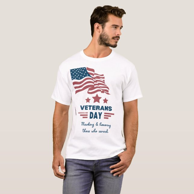 Veterans Day t-shirt usa memorial 2025 (Frente Completa)