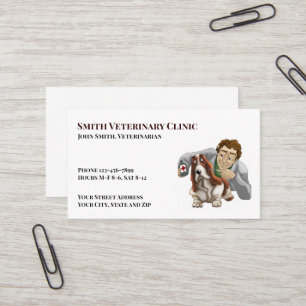 Veterinária Cartão de visita