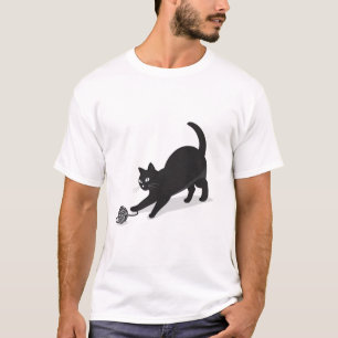 Vetor de Gatos Minimalista Design de T-Shirt eng
