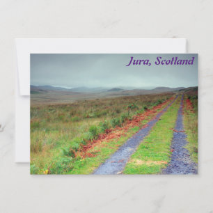 Via Isle of Jura, carta da Escócia