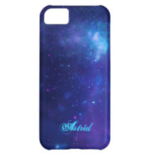 Via Láctea Galáxia Azul Aquático Personalizada Cel