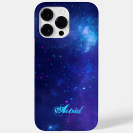 Via Láctea Galáxia Azul Aquático Personalizada Cel
