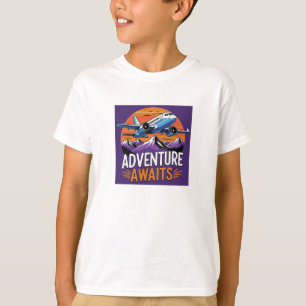 Viagem Adventure aguarda camiseta