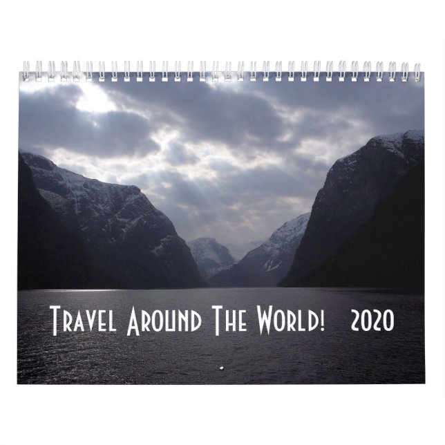 Viagem Ao Redor Do Mundo! - Calendário 2020 (Capa)