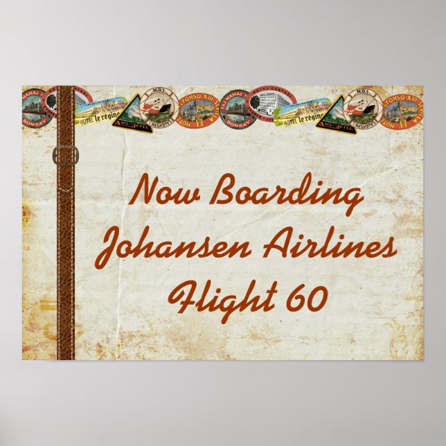 Viagem Baggauge Party Poster (Frente)