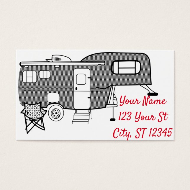 Viagem clássico do reboque do caravana Thunder_Cov (Frente)