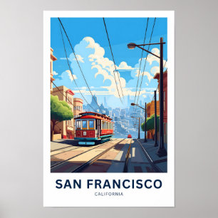 Viagem da Califórnia em São Francisco Impressão