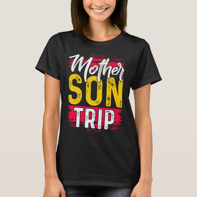 Viagem de Camisa de Camisa de Mãe Trip Férias de V (Frente)