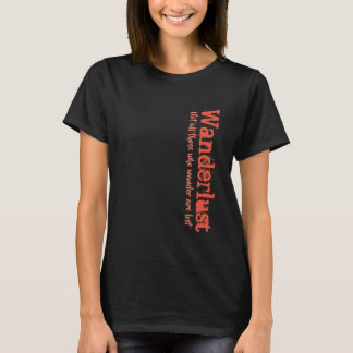 Viagem de Camiseta de Wanderlust