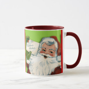 Viagem de Papai Noel ou canecas de café, canecas