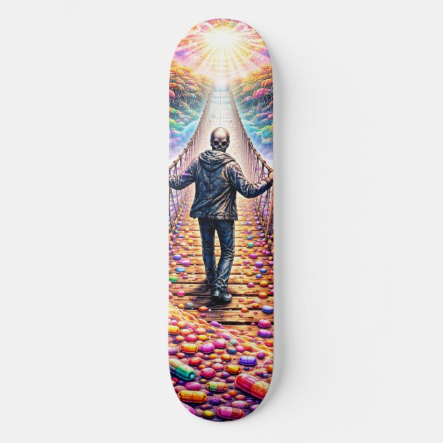 Viagem de skate pela ponte psicodélica (Frente)