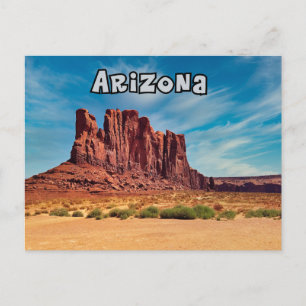 Viagem de Souvenir Cartão Postal arizona de