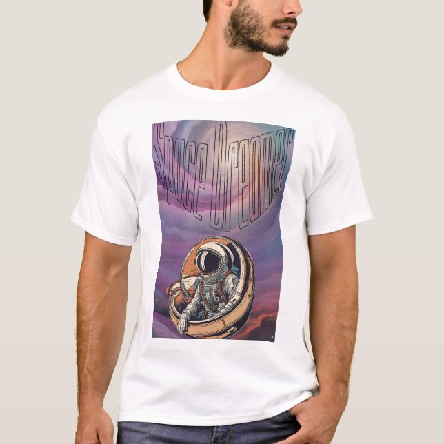 Viagem de T-Shirt Espacial Dreamer (Frente)