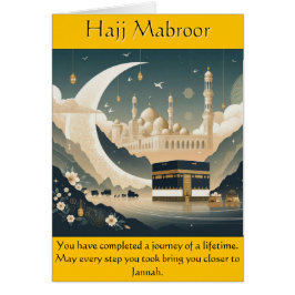 Viagem de um Cartão Hajj vitalício