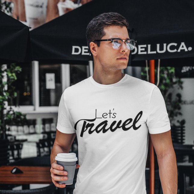 Viagem de vamos | Véspera | Viagem T-Shirt (Lets travel Holiday T Shirt)