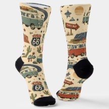Viagem de Van Camper pela Rota 66 Estilo Americana