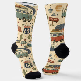 Viagem de Van Camper pela Rota 66 Estilo Americana