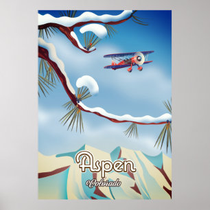Viagem do poster de viagens de estilo World Vintag