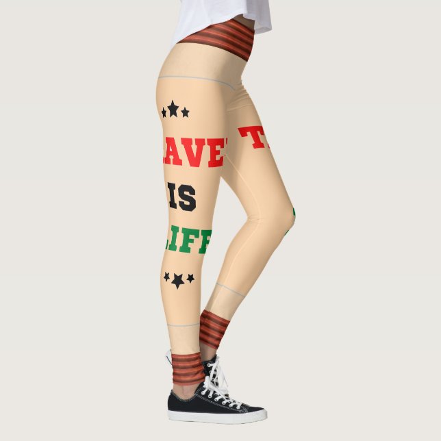 Viagem é leggings vitais (Direita)
