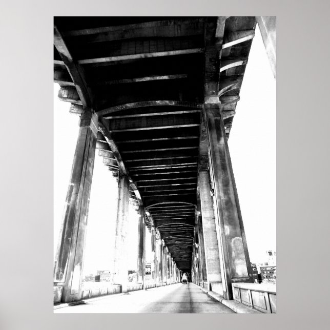 Viagem em poster B/W (Frente)